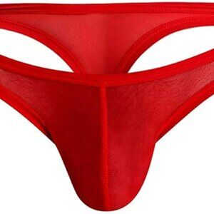 NWT Small COCKSOX Men’s Enhancing Pouch Thong Underwear CX05 Fiery Red